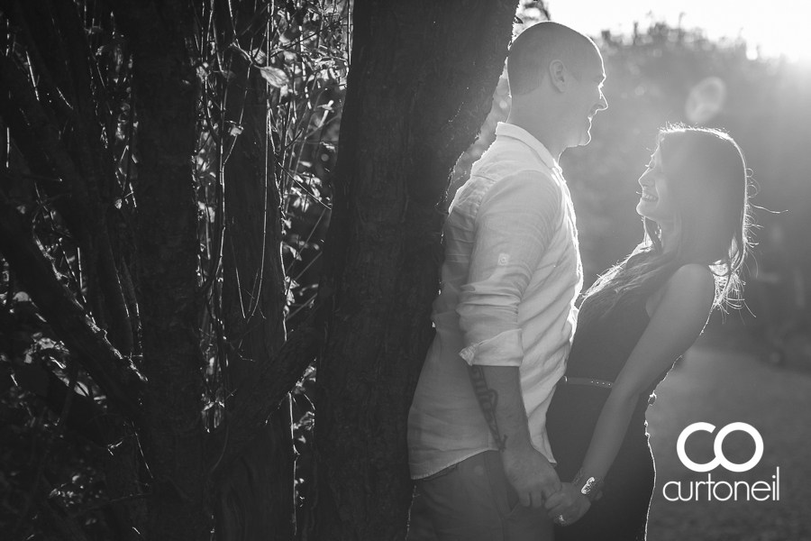 Sault Ste Marie Engagement Photography - Susanna and Josh - Whitefish Island, fall, trees, water