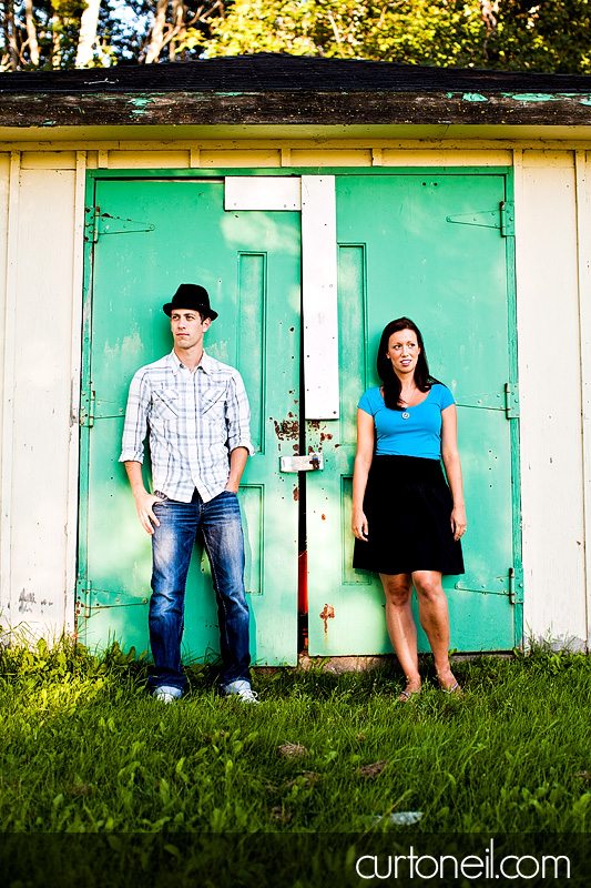 Sault Ste Marie Engagement Photography - Tania and Jason - Sir James Dunn, boardwalk, sunset