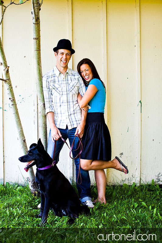 Sault Ste Marie Engagement Photography - Tania and Jason - Sir James Dunn, boardwalk, sunset