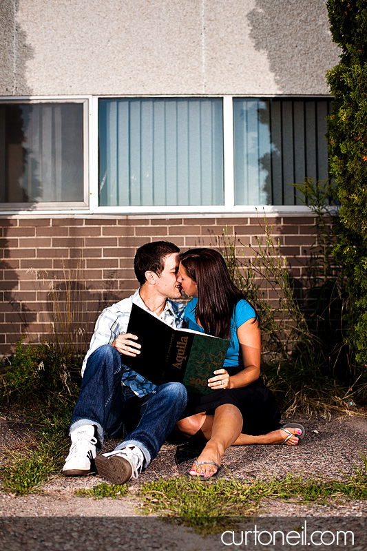 Sault Ste Marie Engagement Photography - Tania and Jason - Sir James Dunn, boardwalk, sunset