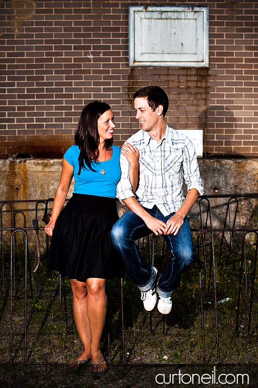Sault Ste Marie Engagement Photography - Tania and Jason - Sir James Dunn, boardwalk, sunset