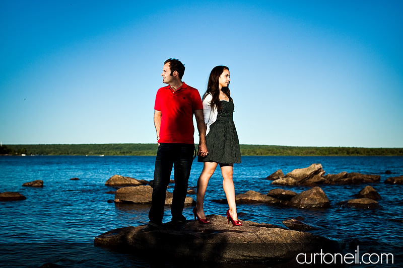 Sault Ste Marie Engagement Shoot - Tara and Tony Bellevue Park