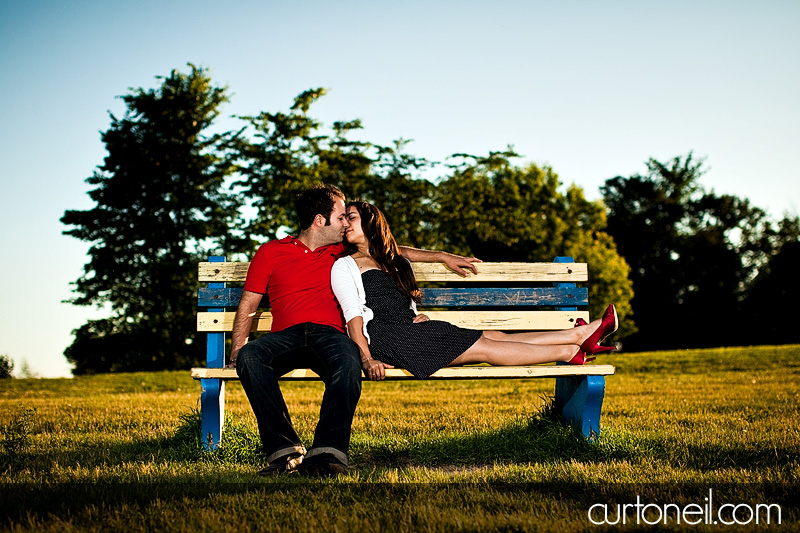 Sault Ste Marie Engagement Shoot - Tara and Tony Bellevue Park