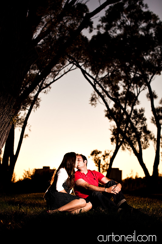 Sault Ste Marie Engagement Shoot - Tara and Tony Bellevue Park