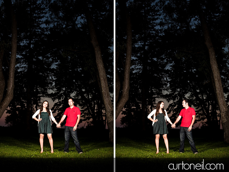 Sault Ste Marie Engagement Shoot - Tara and Tony Bellevue Park