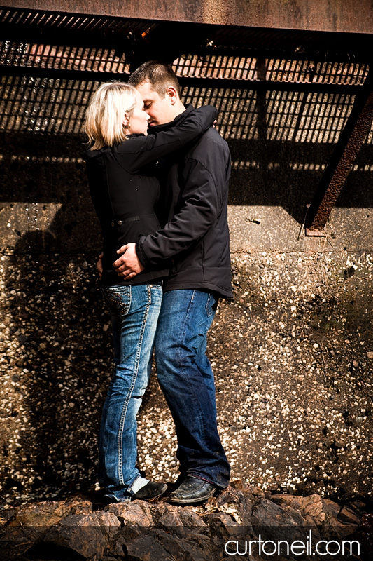 Engagement Shoot - under a bridge