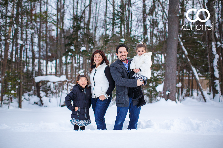 Sault Ste Marie Family Photography - Bitonti Family - sneak peek, winter, family, snow
