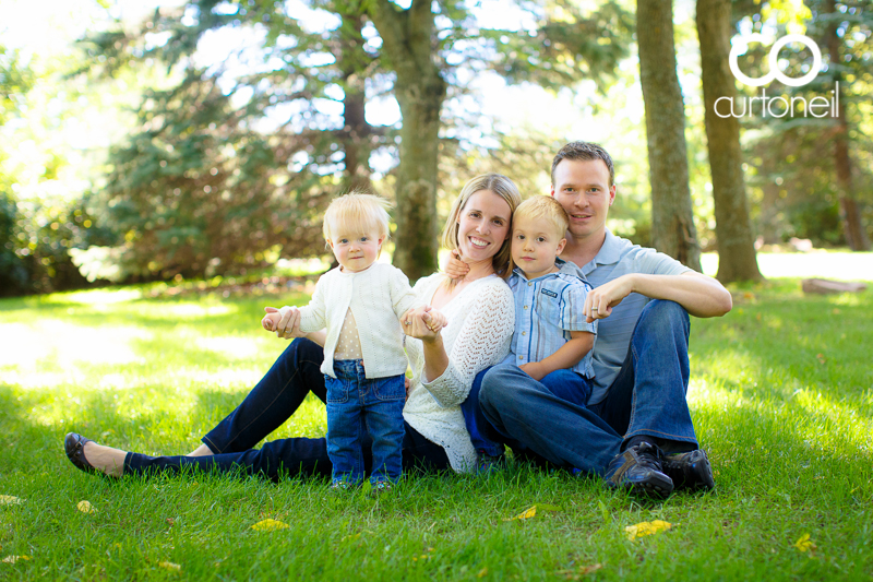 Sault Ste Marie Family Photography - Ciotti Family - fall, Bellevue Park, arboretum