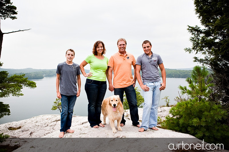 Sault Ste Marie Family Photography - Elgie - top of the bluffs