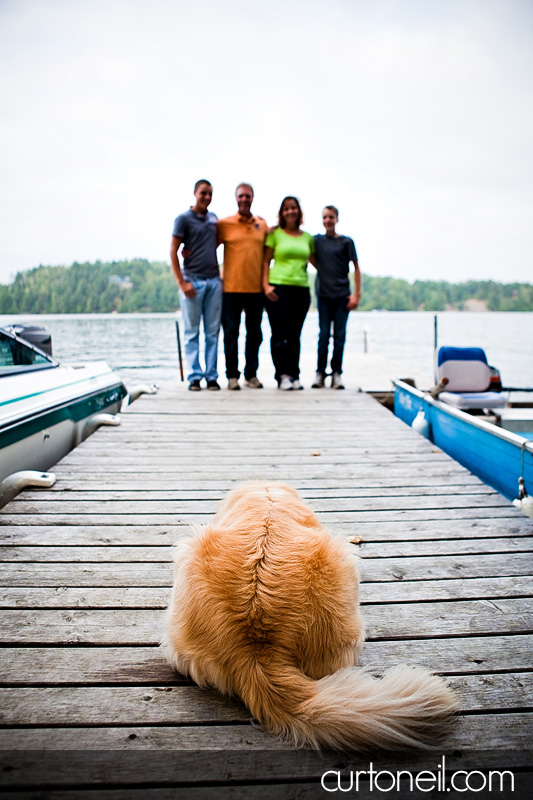 Sault Ste Marie Family Photography - Elgie - on the dock