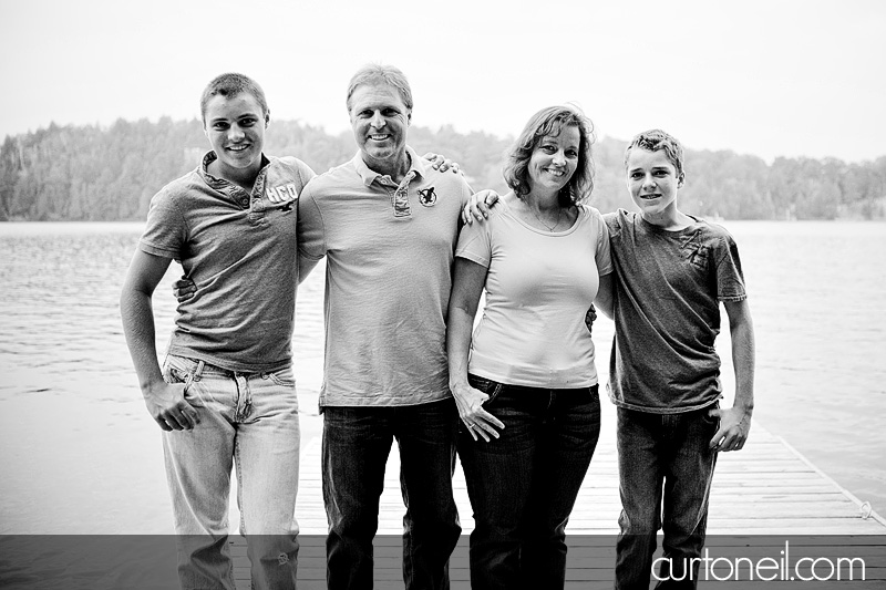 Sault Ste Marie Family Photography - Elgie - on the dock