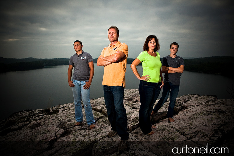 Sault Ste Marie Family Photography - Elgie Family - on the bluffs