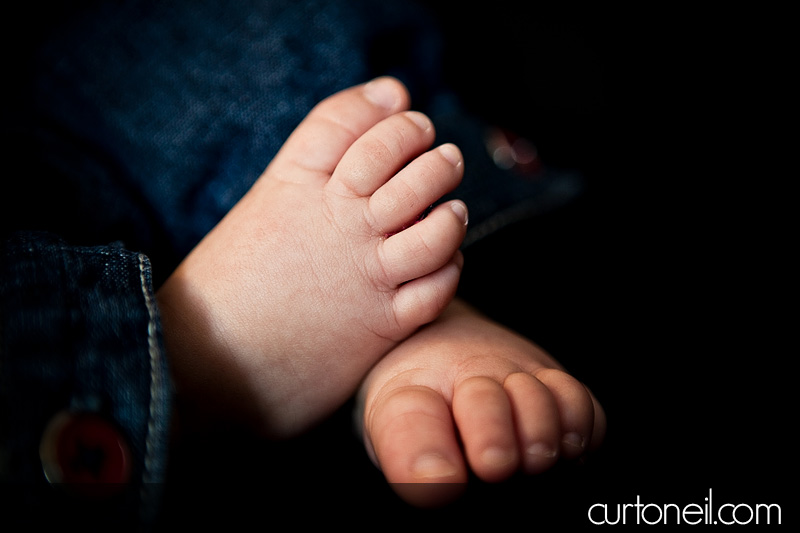 family - baby Macy's feet