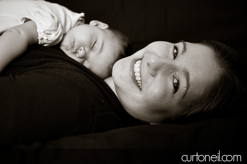 family - baby Macy with mom Megan