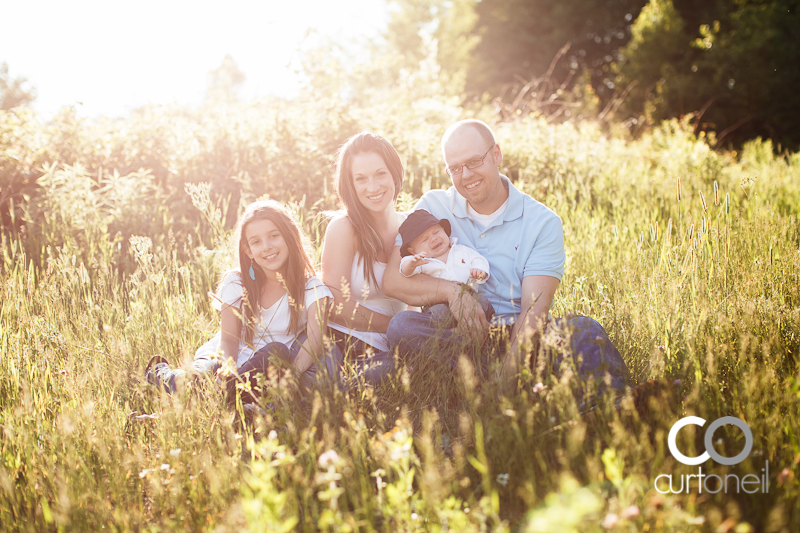 Sault Ste Marie Family Photography - MacKay Family - Sneak peek in a field