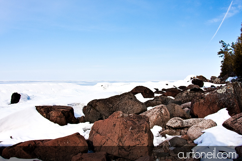 Lake Superior Ice - Curt O'Neil Photographer - Wedding and Lifestyle Photographer - Sault Ste Marie