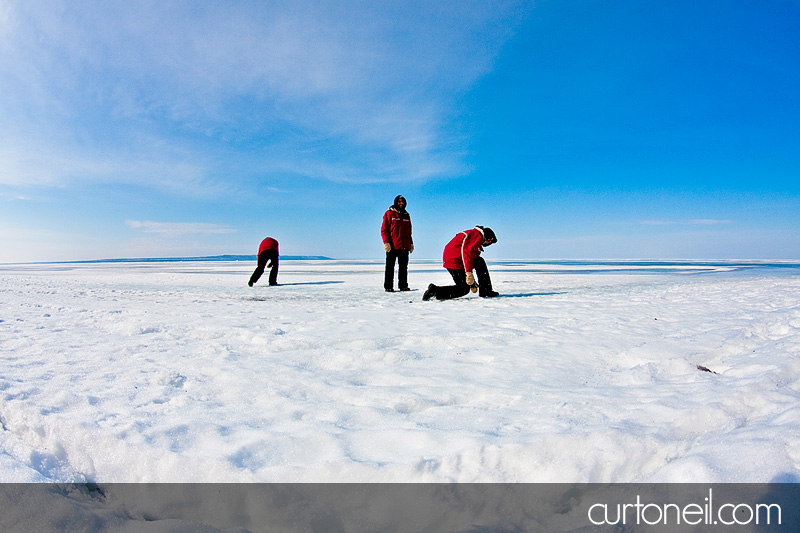 Lake Superior Ice - Curt O'Neil Photographer - Wedding and Lifestyle Photographer - Sault Ste Marie