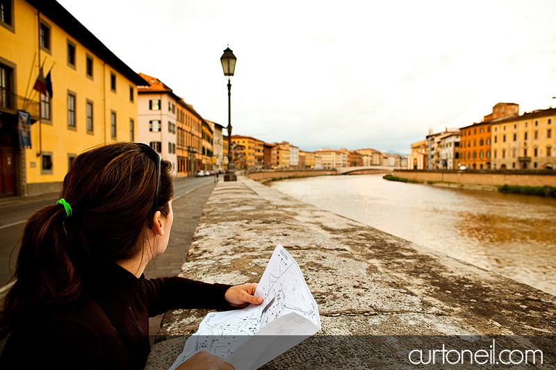finding our way in Pisa