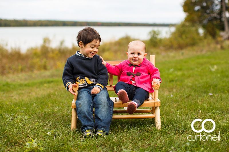 Sault Ste Marie Kid Photography - Brett and Riley - sneak peek on St. Joseph Island