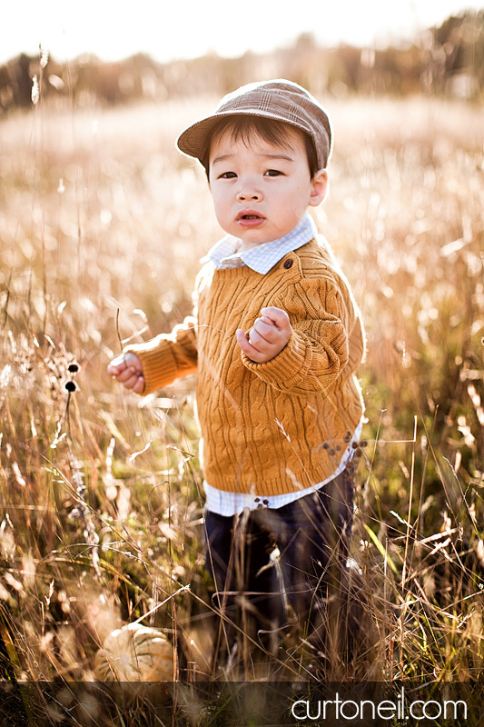 Sault Ste Marie Family Photography - Ashli and Binson - mom and son, farm, fall, gourd, pumpkin