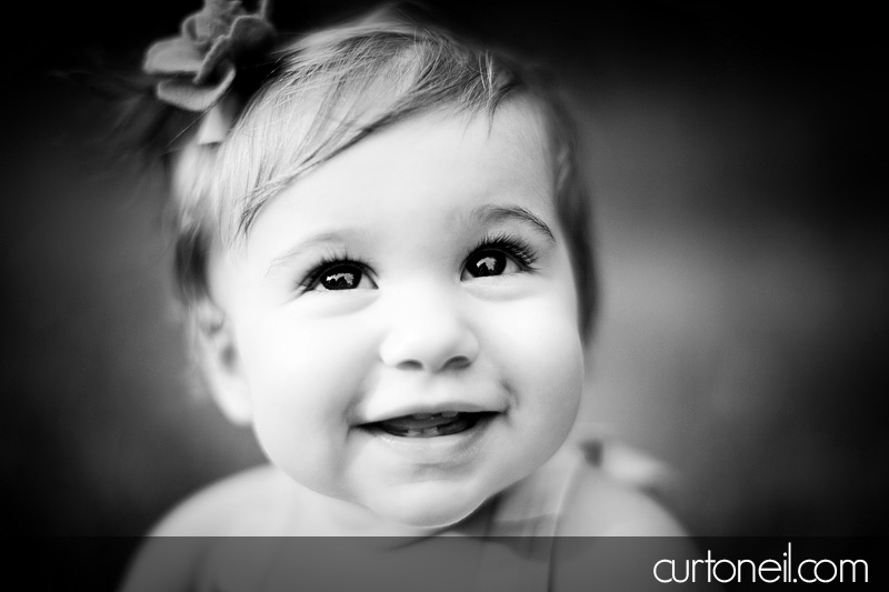 Macy at 9 months - baby photography - smiling