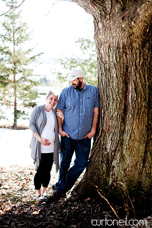 Sault Ste Marie Maternity Photography - Meggie and Jim - spring