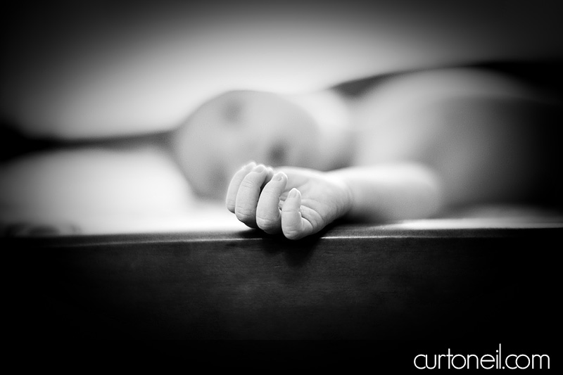Newborn photography - Charlie - baby hand