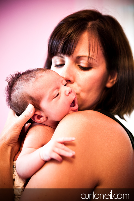 Newborn photography - Charlie - baby and mom