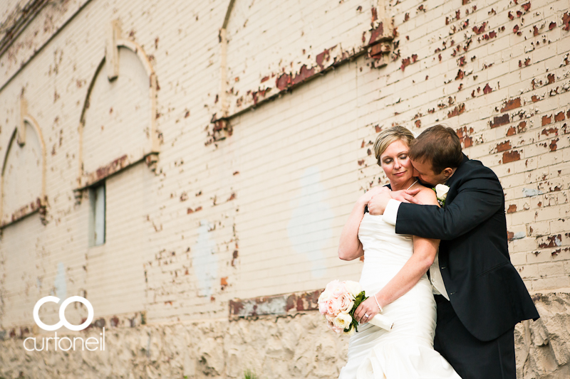 Sault Ste Marie Wedding Photography - Asta and Luigi - sneak peek, backdrop of old brewery