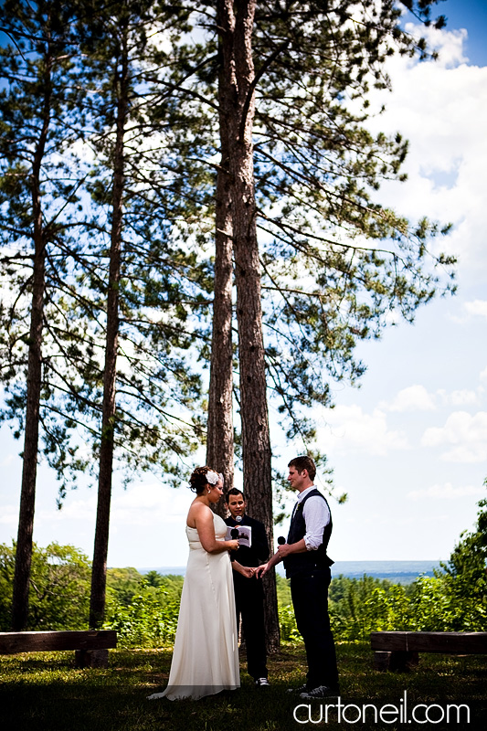 Sault Wedding - Andrea and Marc - outdoor ceremony