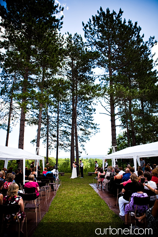 Sault Wedding - Andrea and Marc - outdoor ceremony