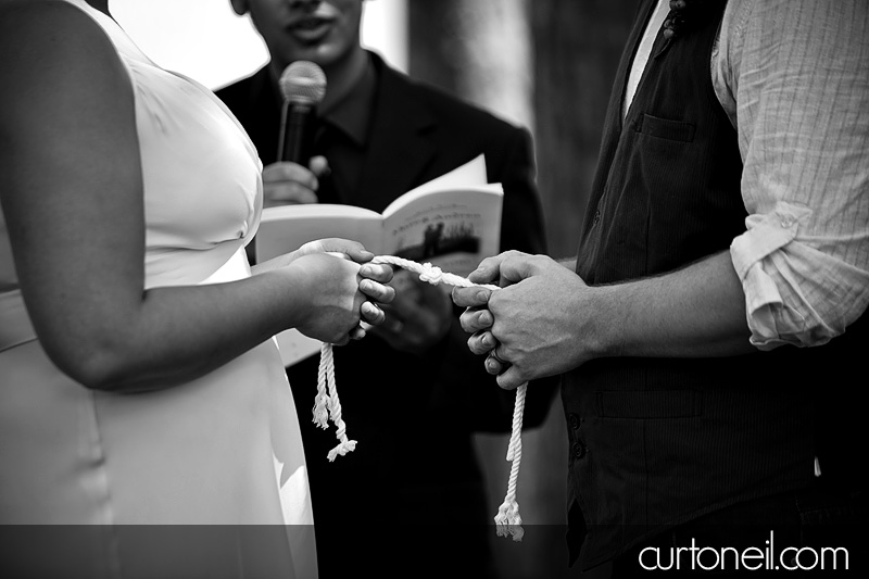 Sault Wedding - Andrea and Marc - tied not