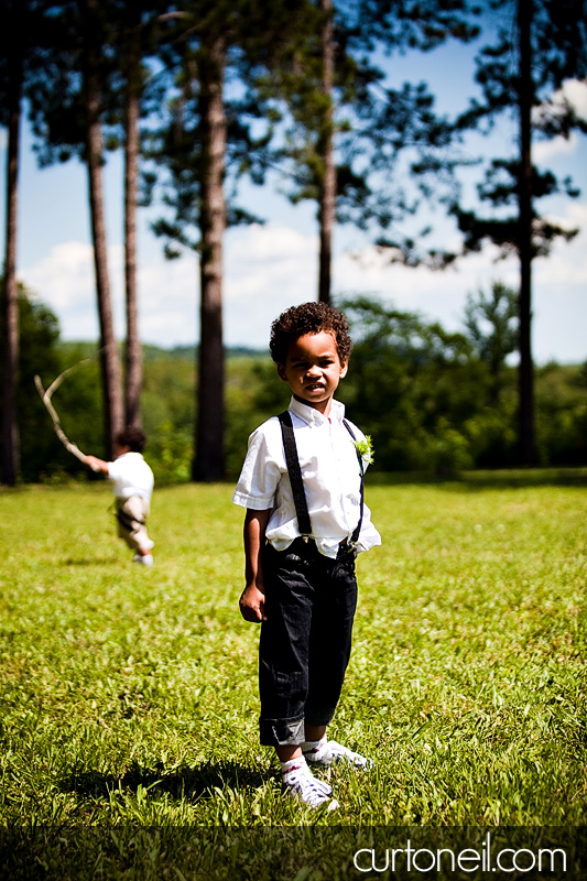Sault Wedding - Andrea and Marc - ring bearer