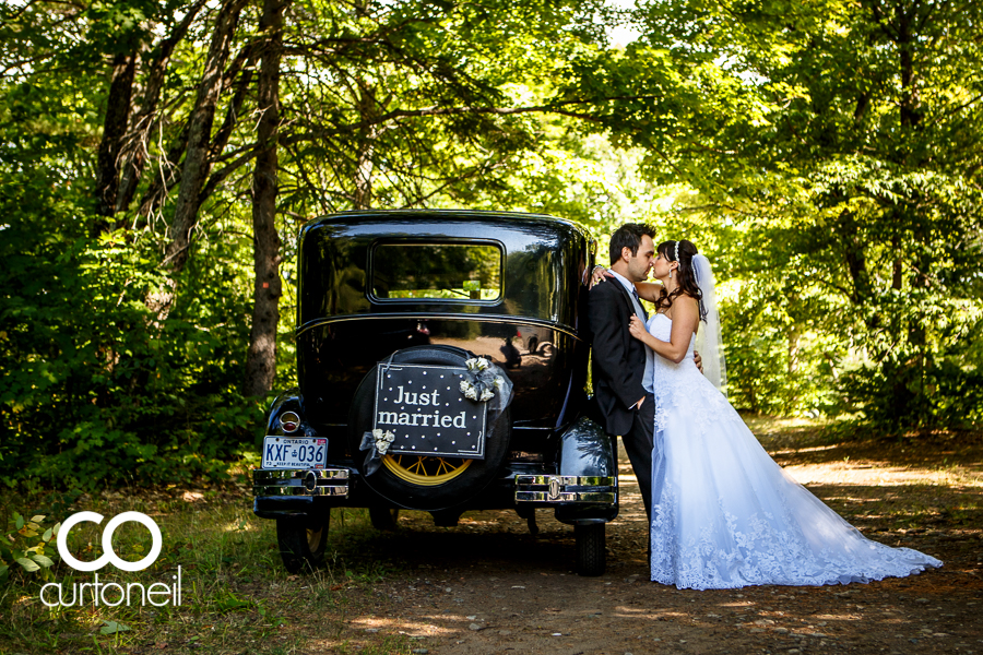 Sault Ste Marie Wedding Photography - Amber and Anthony - sneak peek at Hiawatha Highlands with a 1930