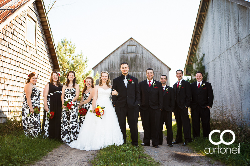 Sault Ste Marie Wedding Photography - Amanda and Denis - farm, summer wedding, hay bales