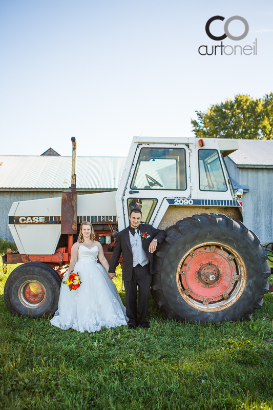 Sault Ste Marie Wedding Photography - Amanda and Denis - farm, summer wedding, hay bales
