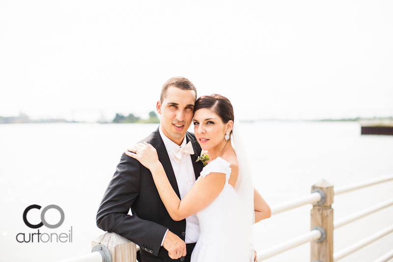 Sault Ste Marie Wedding Photography - Ashley and Pat - sneak peek on the boardwalk