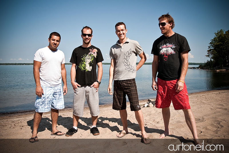 guys on the beach - st. joe