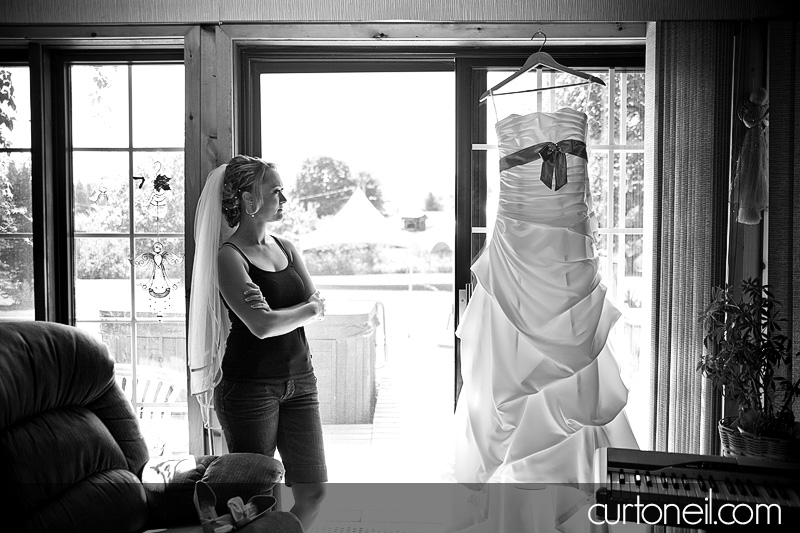 bride and wedding gown - st. joe's island wedding