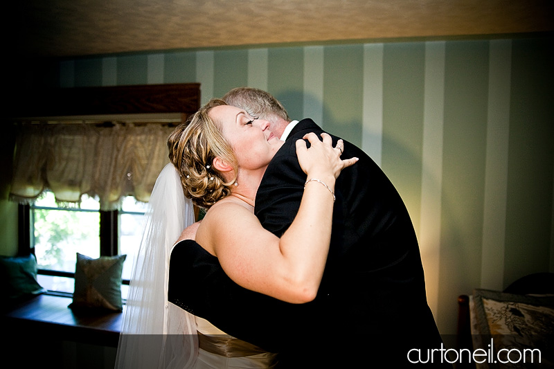bride and father - st. joe's island wedding
