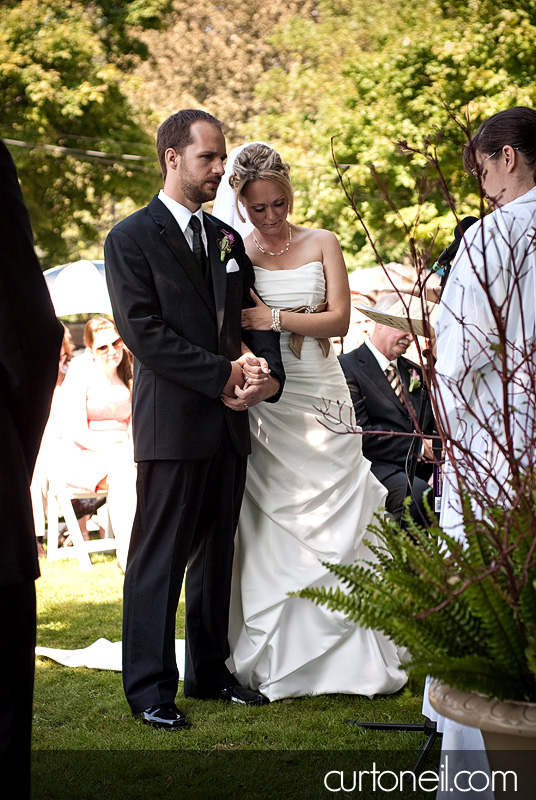 bride and groom ceremony - st. joe's island wedding