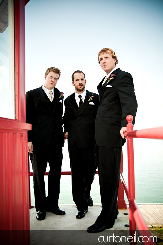 groom and groomsmen - st. joe's island wedding