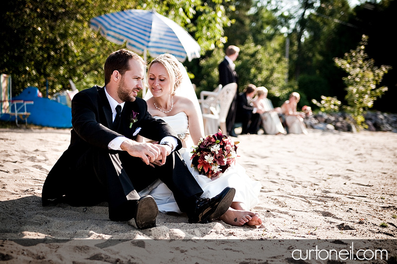 bride and groom beach - st. joe's island wedding