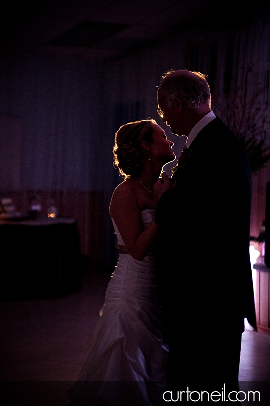 bride and father dance - st. joe's island wedding