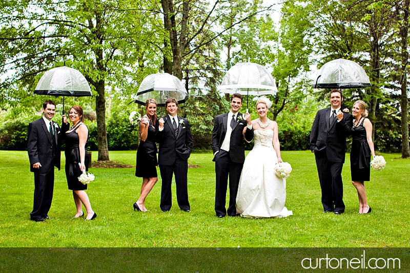 Sault Ste Marie Wedding Photography - Chelsea and Trevor - Arboretum, rain, Marconi