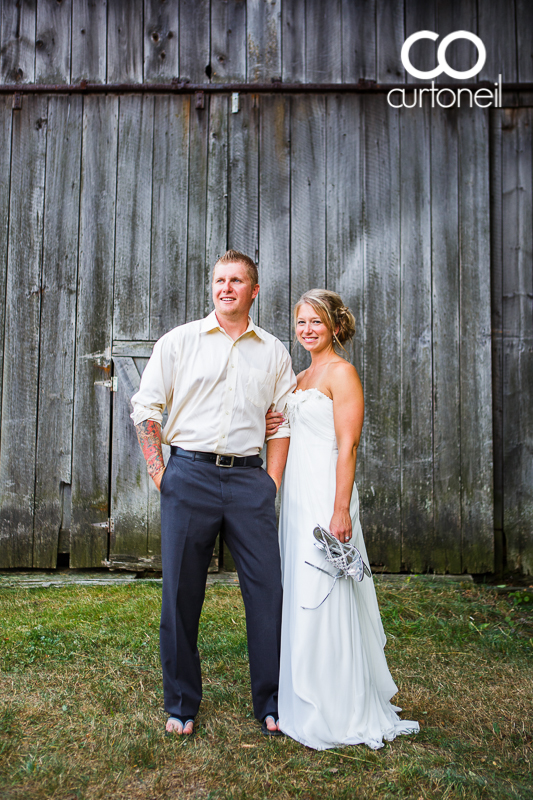 Sault Ste Marie Wedding Photography - Dawn and Dan - outdoor wedding, Thomson Strawberry Farm, summer