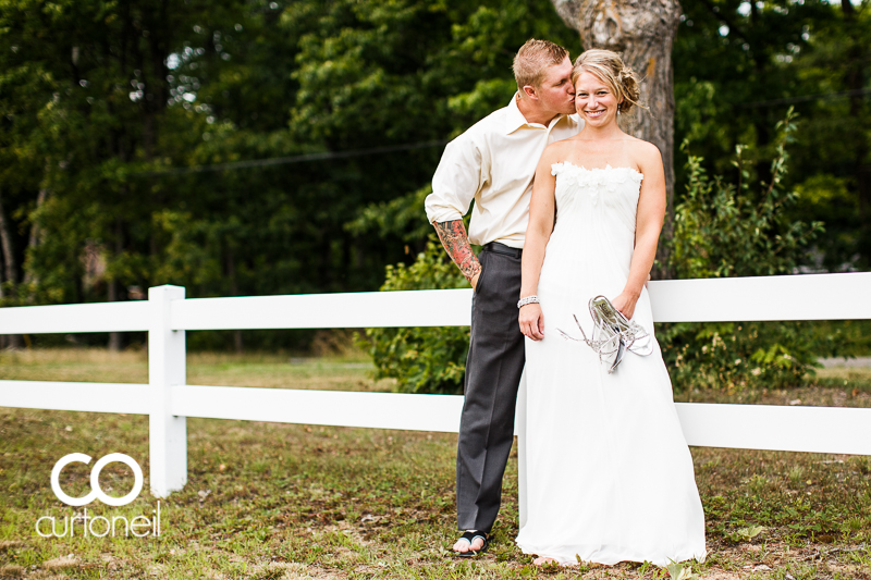Sault Ste Marie Wedding Photography - Dawn and Dan - outdoor wedding, Thomson Strawberry Farm, summer