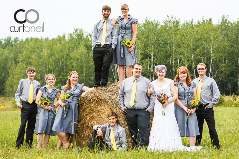 Sault Ste Marie Wedding Photography - Danielle and Brendan - Bruce Mines, Lawrence Springwater Farms, balloon, haybale, barn