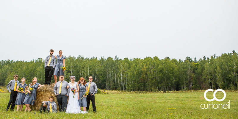 Sault Ste Marie Wedding Photography - Danielle and Brendan - Bruce Mines, Lawrence Springwater Farms, balloon, haybale, barn