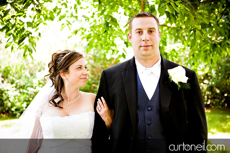 Sault Ste Marie Wedding - Elisa and David Sneak Peek - Bellevue Park Arboretum